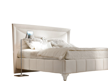 SOGNI D'AMORE - Upholstered leather headboard by Barnini Oseo - view 2